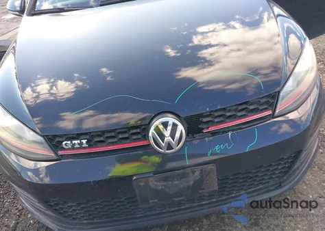 2015 Volkswagen Golf Gti 2.0T Se 4-Door из США, поврежденный, VIN 3VW4T7AU8FM040431